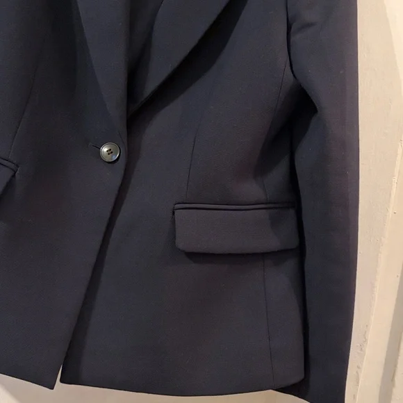 Madewell Navy Alston Blazer SZ 10 - Picture 5 of 8